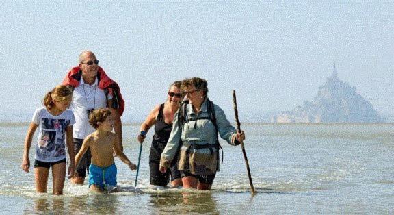 Baie Mt St Michel , Jullouville , Villa Caprice Rdc , 50 M Mer ,7 Pers , Pres Plage Dday 外观 照片